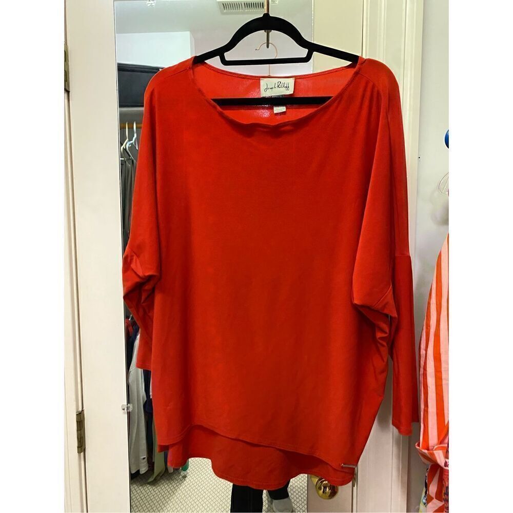Joseph Ribkoff red tunic size 12